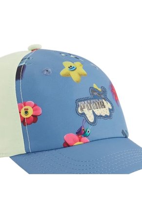 Gorra Deportiva Puma Original Puma X Trolls Azul Para Niños