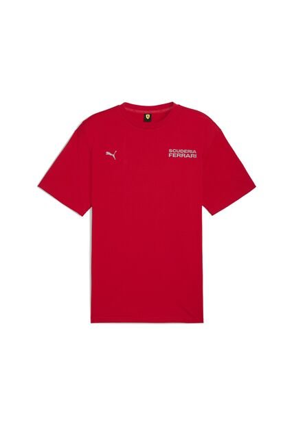 Camisa Deportiva Puma Original Ferrari Lifestyle Rojo Hombre