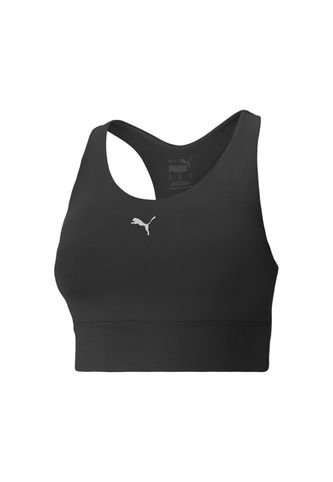 Top Bra Marca Puma Original Mid Impact All Long Negro Mujer Puma