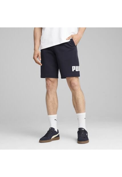 Short Puma Original Essential Big No 1 Logo Azul Para Hombre