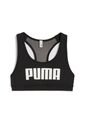 Top Deportivo Puma 4 Keeps Bra W Original Negro Mujer de Puma