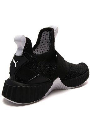 Tenis Running Negro-Blanco Puma Defy Mid Core