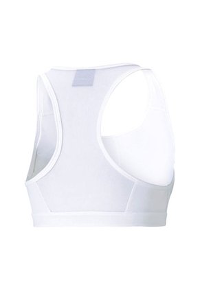 Top Bra Marca Puma Original Mid Impact 4 Keeps Blanco Mujer