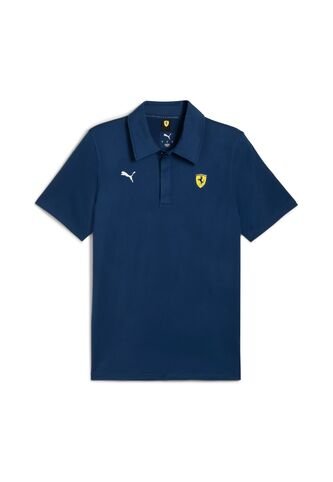 Camisa Tipo Polo Puma Original Ferrari Cloudspun Azul Hombre Puma