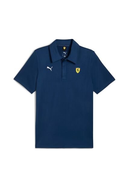 Camisa Tipo Polo Puma Original Ferrari Cloudspun Azul Hombre