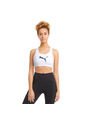 Top Bra Marca Puma Original Mid Impact 4 Keeps Blanco Mujer de Puma