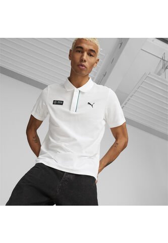 Camisa Tipo Polo Puma Original Mapf1 Petronas Blanco Hombre Puma
