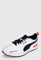 Tenis Lifestyle Blanco-Negro-Azul-Coral Puma R78 Neon de Puma