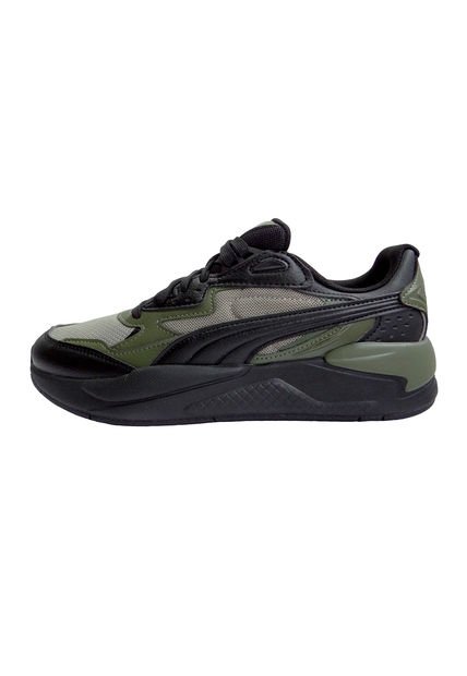 Tenis Puma Green Moss-Negro