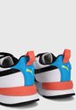 Tenis Lifestyle Blanco-Negro-Azul-Coral Puma R78 Neon de Puma