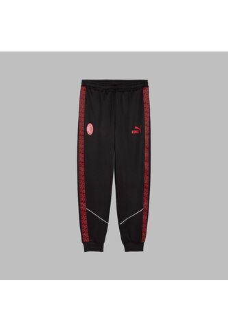 Pantalón Puma Hombre King Anthem Del AC Milan - Negro - Rojo Puma