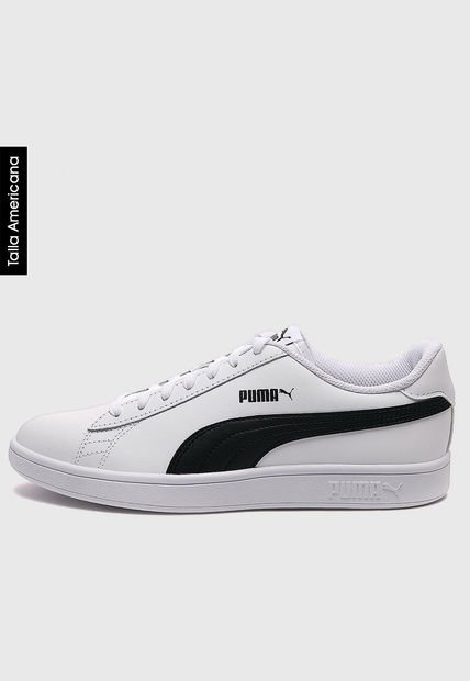 Tenis Lifestyle Blanco-Negro  Puma Smash V2 L