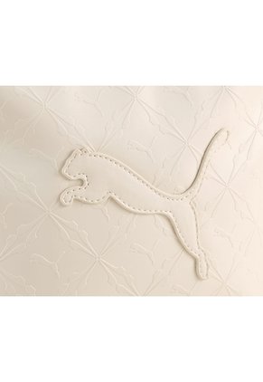 Bolso Casual En Cuero Puma Original Sense S Beige Para Mujer