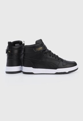 Bota Lifestyle Negro-Blanco-Dorado Puma RBD Game