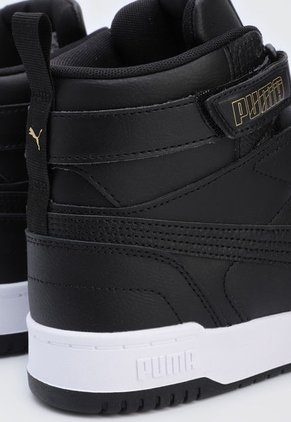 Bota Lifestyle Negro-Blanco-Dorado Puma RBD Game