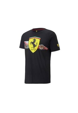 Camiseta Negro-Amarillo-Rojo Puma Ferrari Puma