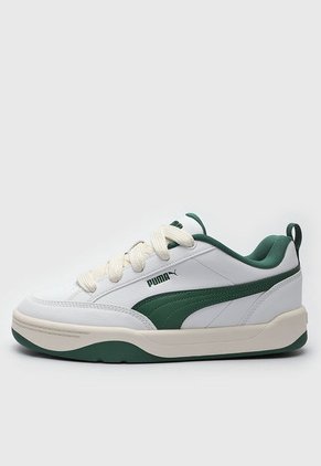 Tenis Skateboarding Blanco-Verde-Beige Puma Park Lifestyle