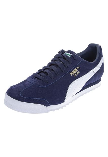 puma blancas y azules