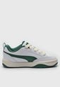 Tenis Skateboarding Blanco-Verde-Beige Puma Park Lifestyle de Puma