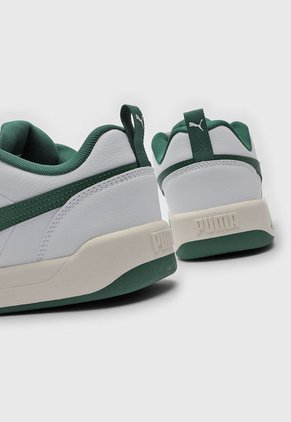 Tenis Skateboarding Blanco-Verde-Beige Puma Park Lifestyle