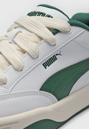Tenis Skateboarding Blanco-Verde-Beige Puma Park Lifestyle