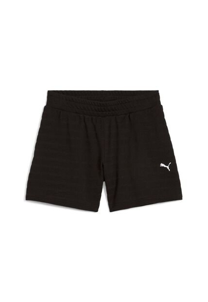 Pantaloneta Deportiva Puma Original Ess Elevated Negro Mujer