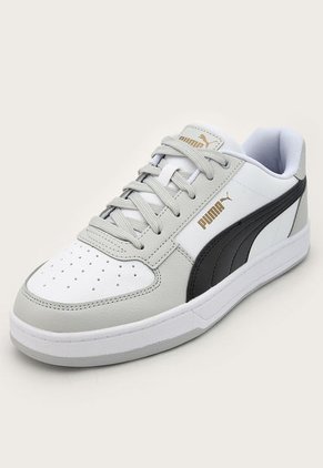 Tenis Lifestyle Blanco-Gris-Negro Puma Caven 2.0