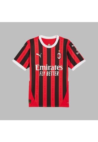 Camiseta Puma Hombre Ac Milan Home 24/25- Rojo-Negro Puma