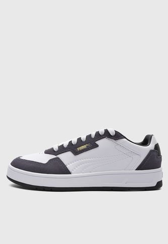 Tenis PUMA Court Classic Lux SD Blanco Puma