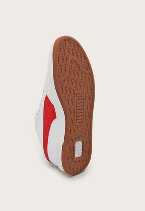 Tenis Lifestyle Blanco-Rojo-Café Puma Court Ultra Lite
