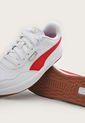 Tenis Lifestyle Blanco-Rojo-Café Puma Court Ultra Lite de Puma