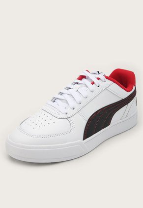 Tenis Lifestyle Blanco-Negro-Rojo Puma Ferrari Caven