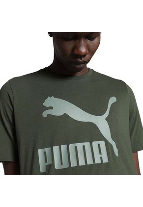 Camisa Puma Para Hombre Classics Logo Verde