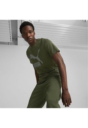 Camisa Puma Para Hombre Classics Logo Verde