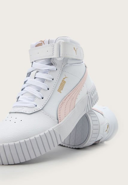 Tenis Lifestyle Blanco Rosa Puma Carina 2.0 Mid Compra Ahora Dafiti Colombia