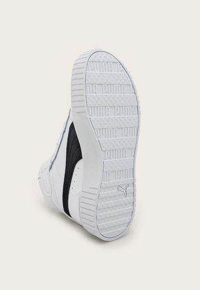 Tenis Lifestyle Blanco-Negro-Dorado Puma Carina 2.0 Mid