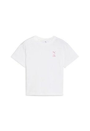 Camisa Deportiva Puma Original Hello Kitty Blanco Para Niños