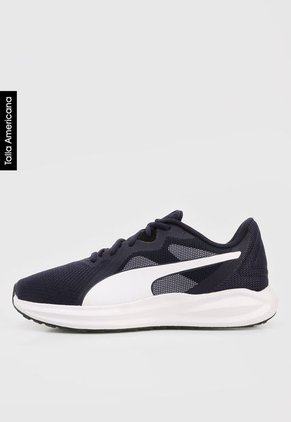 Tenis Running Azul-Negro-Blanco Puma Twitch Runner