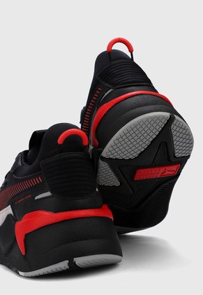 Tenis Negro-Gris-Rojo Puma RS-X Reinvention