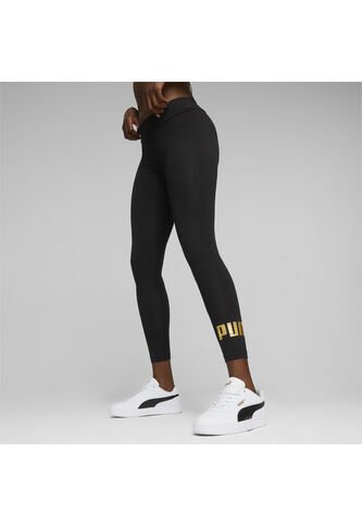 Leggings Puma Original Essential+ Metallic Negro Para Mujer Puma
