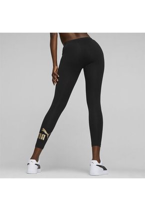 Leggings Puma Original Essential+ Metallic Negro Para Mujer