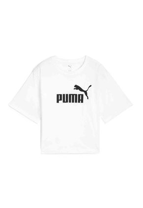 Tshirt Camisa Marca Puma Cropped W Original Blanco Mujer