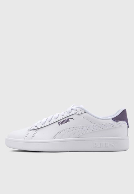 Tenis Lifestyle Blanco-Lila PUMA Smash 3.0 L WNS