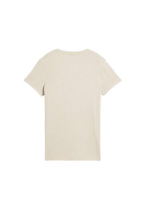 Tshirt Camisa Marca Puma Elevated Rib Original Blanco Mujer