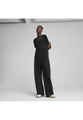 Tshirt Puma Original T7 Manga Corta Logo Negro Para Hombre