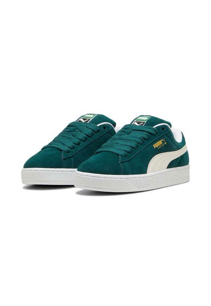 Tenis Deportivos Suede Marca Original Puma Verde Hombre