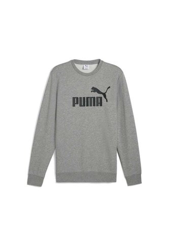 Hoodie Puma Original Ess No. 1 Logo Crew Tr Gris Hombre Puma