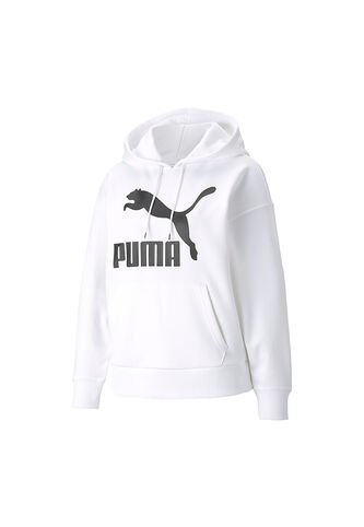 Busos Con Capucha Puma Originales Classics Logo Blanco Mujer Puma