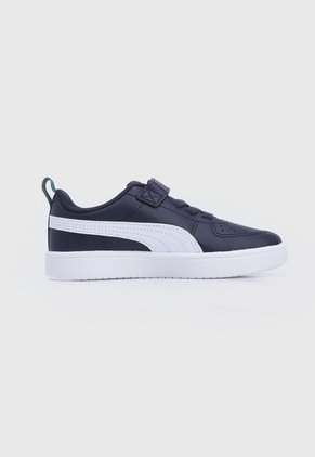 Tenis Lifestyle Azul Navy-Blanco Puma Kids Rickie AC PS