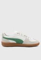 Tenis Lifestyle Blanco-Marfil-Verde PUMA Palermo de Puma